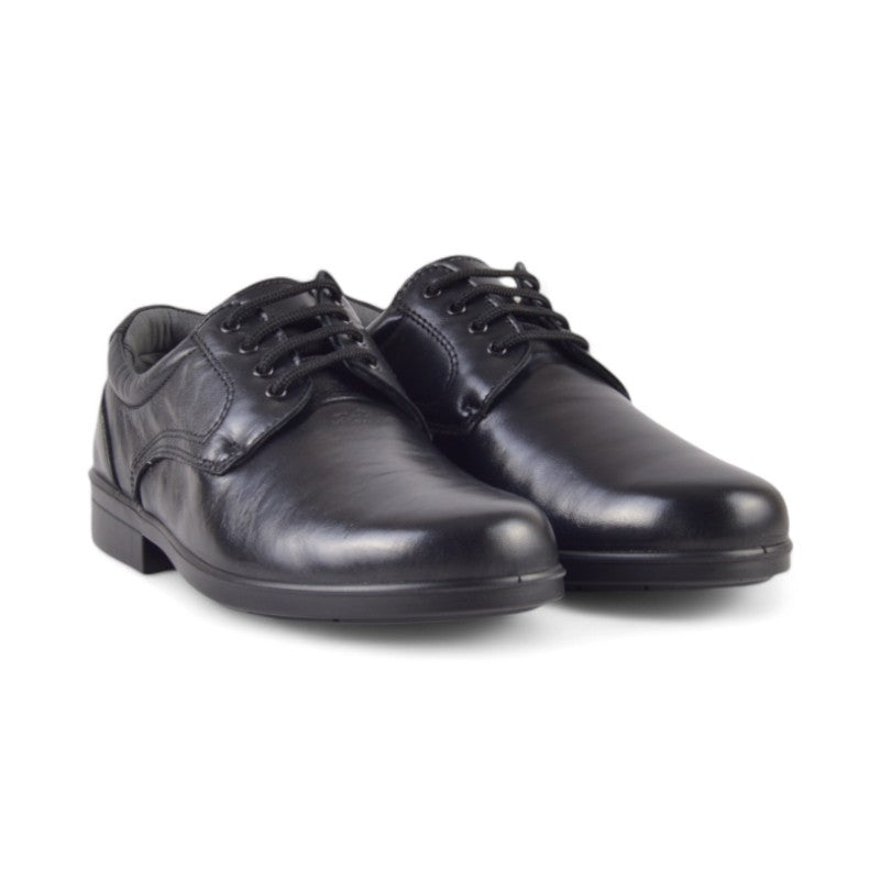 ZAPATO CORDON LISO CORDERO NEGRO 26853ST